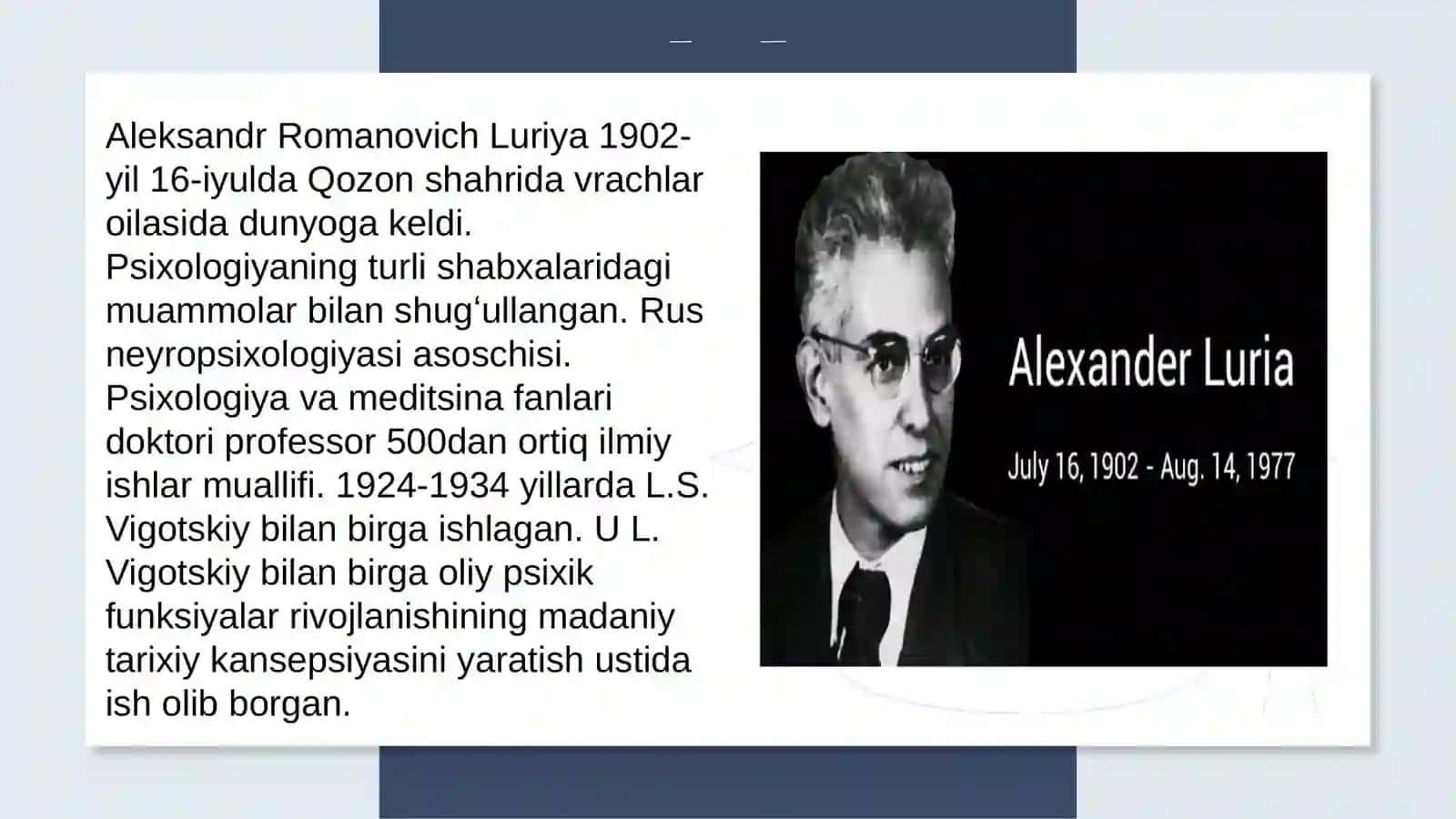 Aleksandr Romanovich Luriya 2