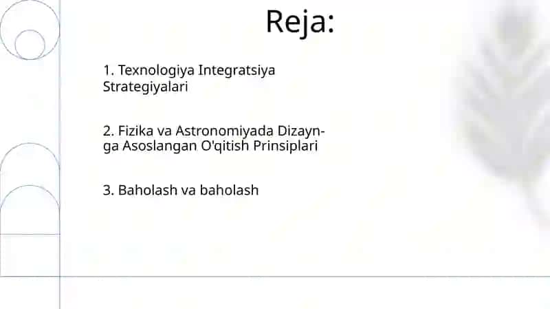 Fizika va astronomiya taʼlimida loyihalashtirish taʼlim texnologiyalarini qoʻllash metodikasi 2