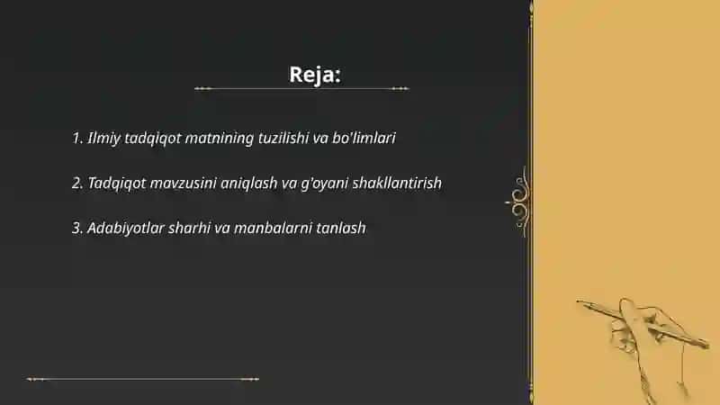 Ilmiy tadqiqot matni yaratish.Iqtibos keltirish. Parafraza 2