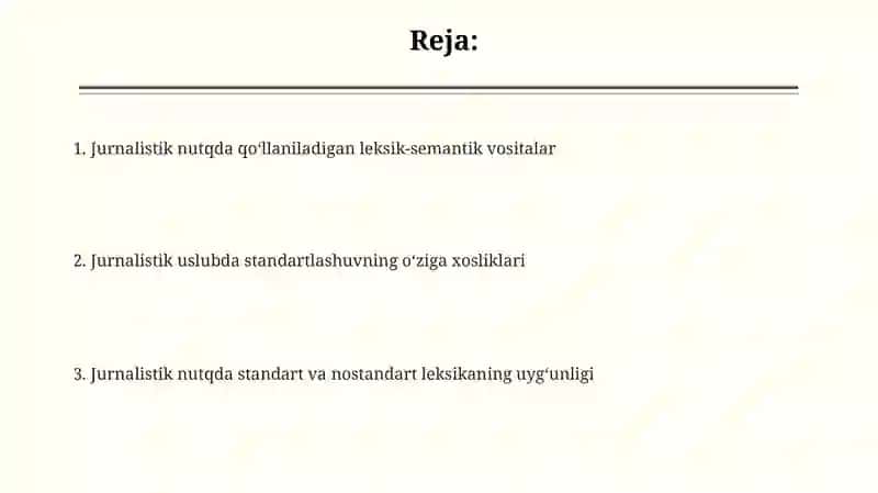 Jurnalistik nutqda qo'llaniladigan leksik-semantik vositalar 2