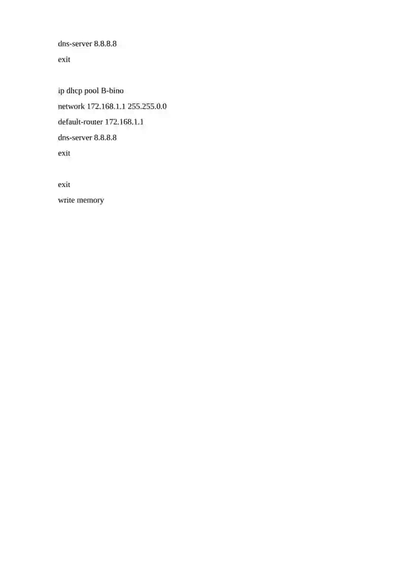DHCP protokolini sozlash 2