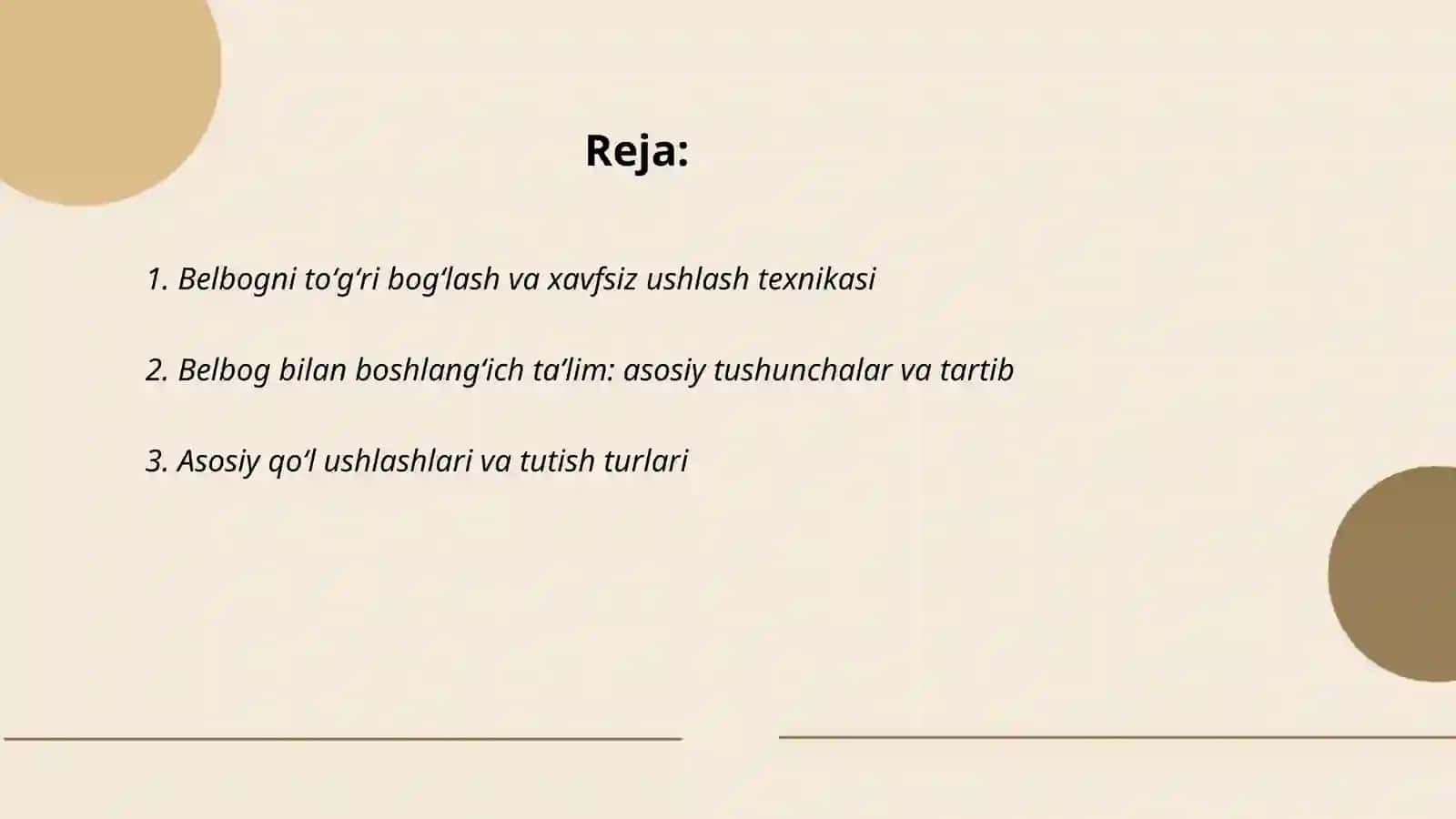 Belbogli kurash usullari va texnikasini oʻrgatish 2