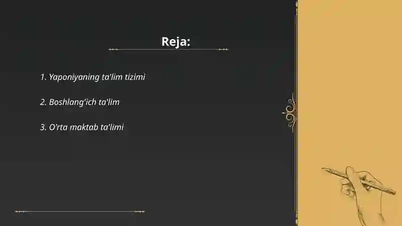 Yaponiyaning talimi va xususiyatlari 2
