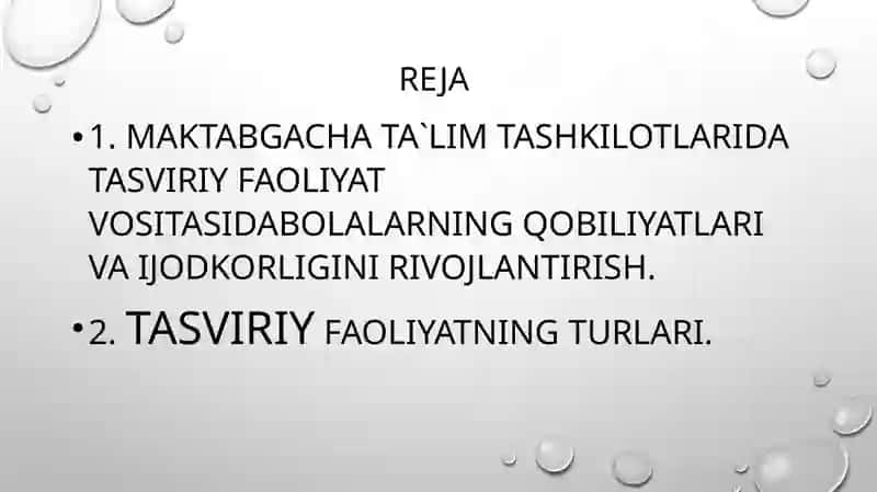 Maktabgacha yoshdagi bolalarning tasviriy qobilyatlarining rivojlantirishning ahamiyati 2