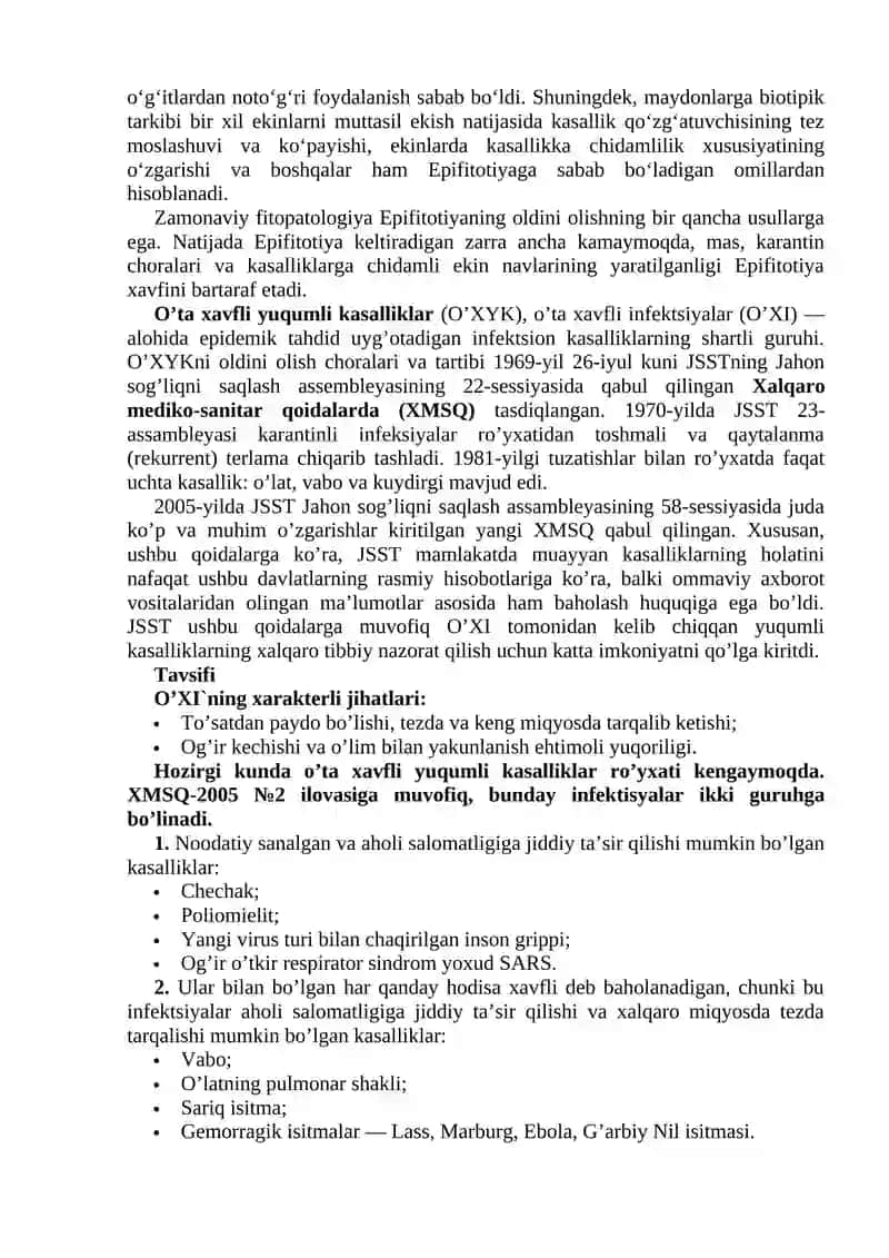 Epidemiya, epizootiya, epifitotiya 2