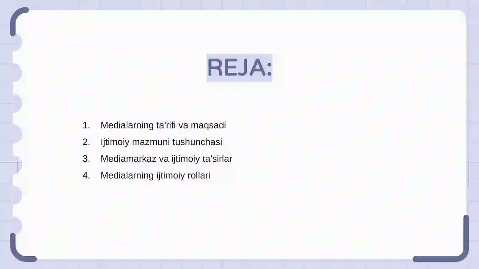 Medialarning ijtimoiy mazmuni 2