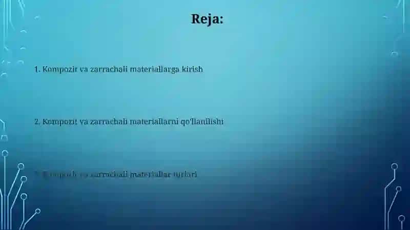 Kompozitsion va parashokli materiallar 2