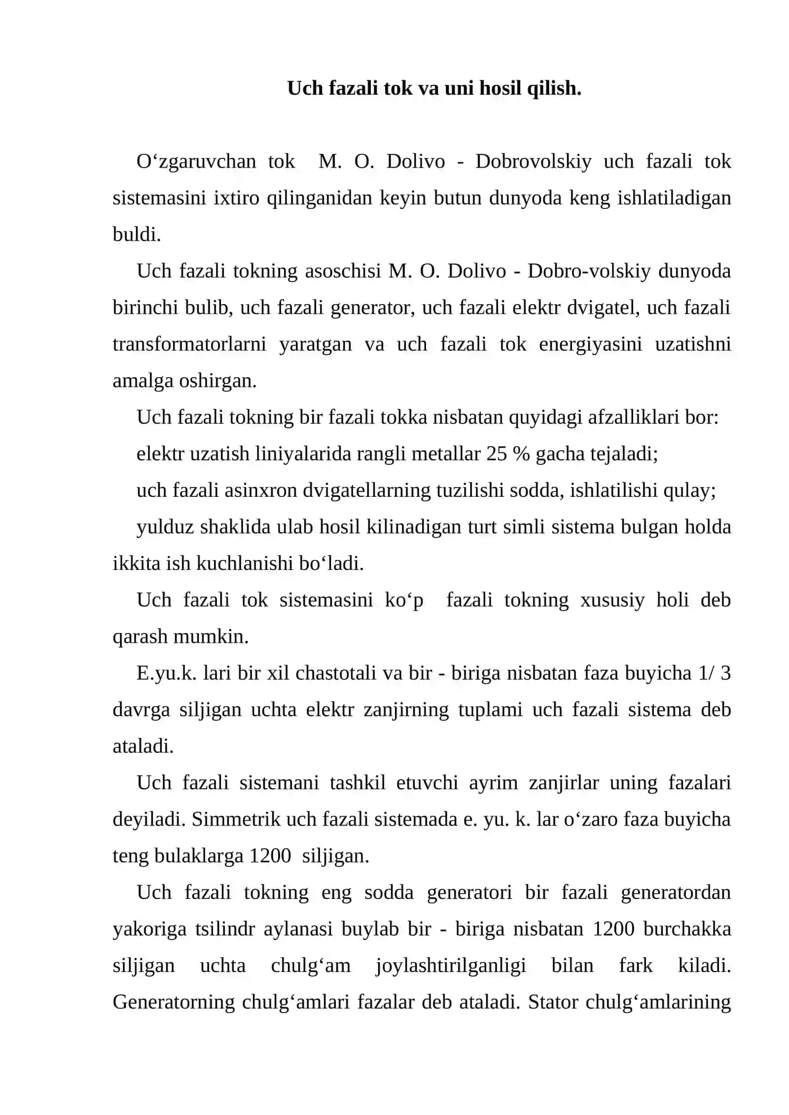 Uch fazali tok sistemasi 2