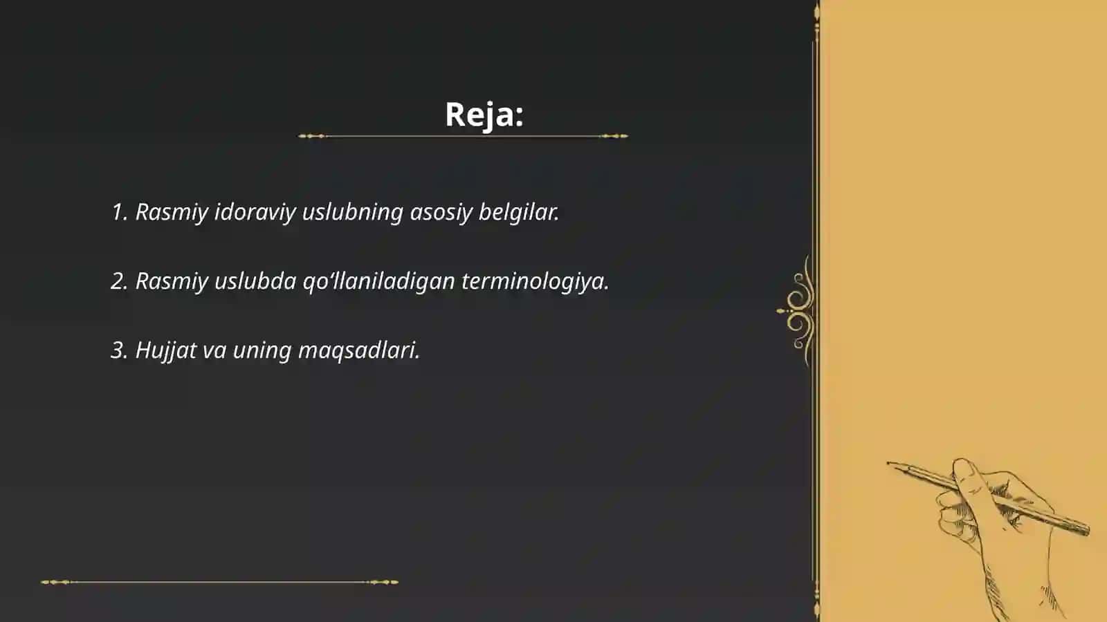 Rasmiy idoraviy uslub va uning uslubiy xususiyatlari 2