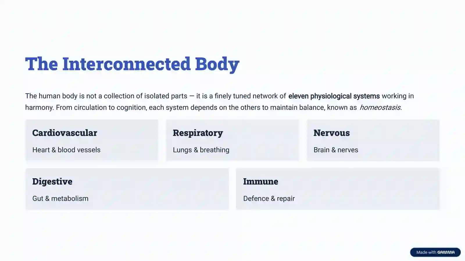 The Interconnected Body 2