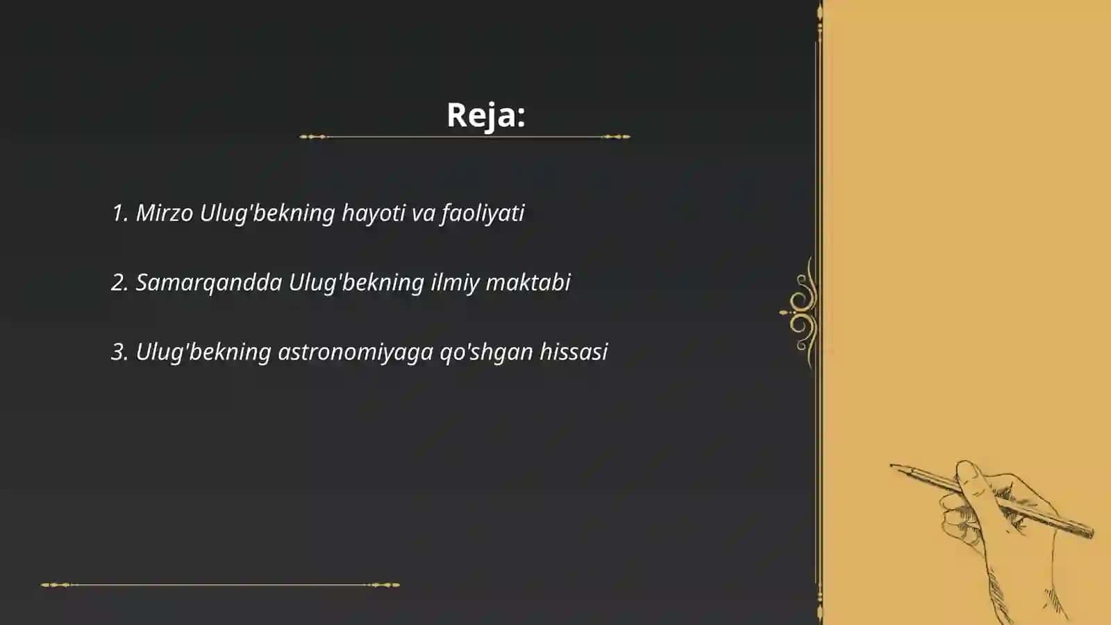 Õzbekistonning eng yangi tarixi tayyorlagan mustaqil ish 2