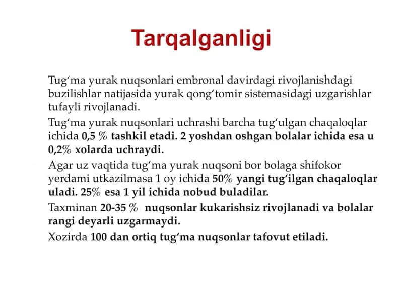 Tug‘ma yurak nuqsonlari 2