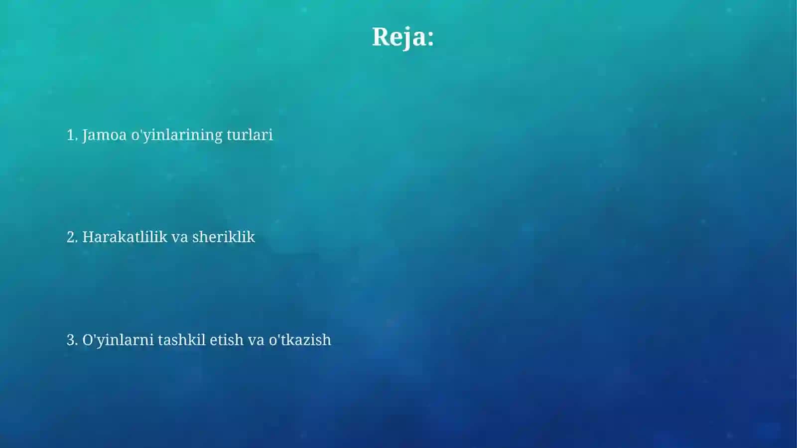 Juftlikda jamoali uyinlarga xosxarakatliuyinlar 2