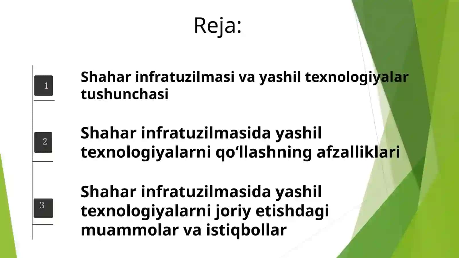 Shaharinfratuzilmasidayashiltexnologiyalarnijoriyetish 2