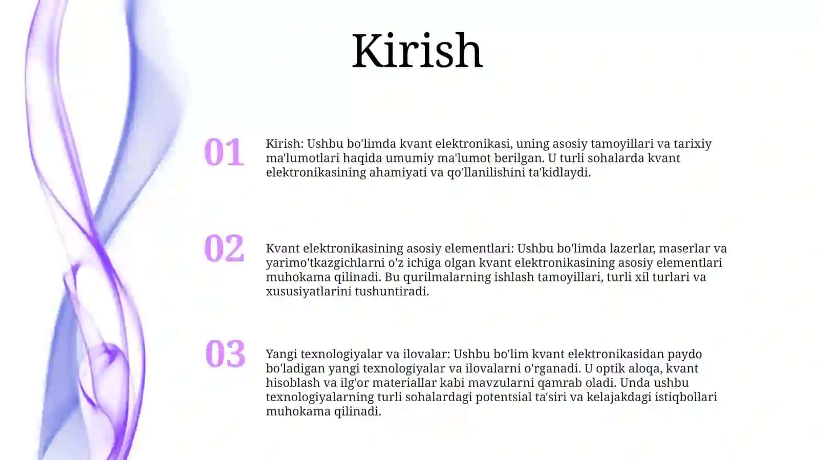 Kvant Elektronikasi Elementlari Va Yangi Tehnologiya Fizikasi 2
