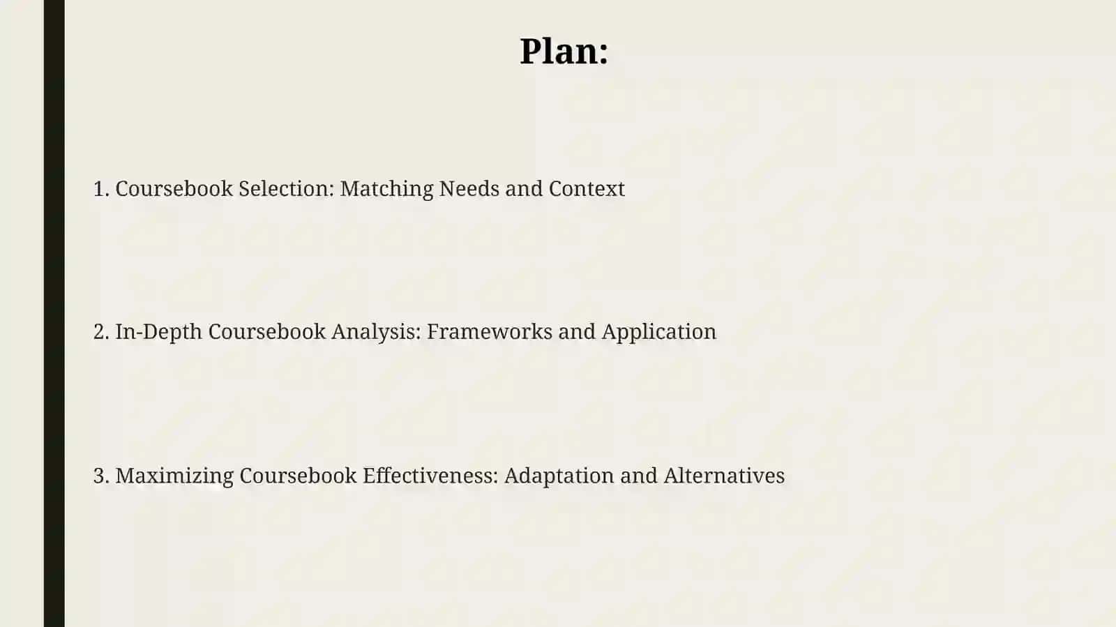 Coursebook Selection and Analysis 2