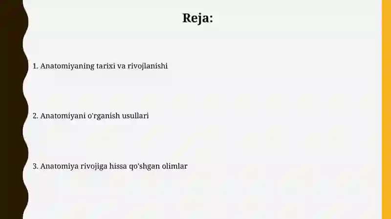 Anatomiya fanining tarixi, unio'rganish uslublari 2