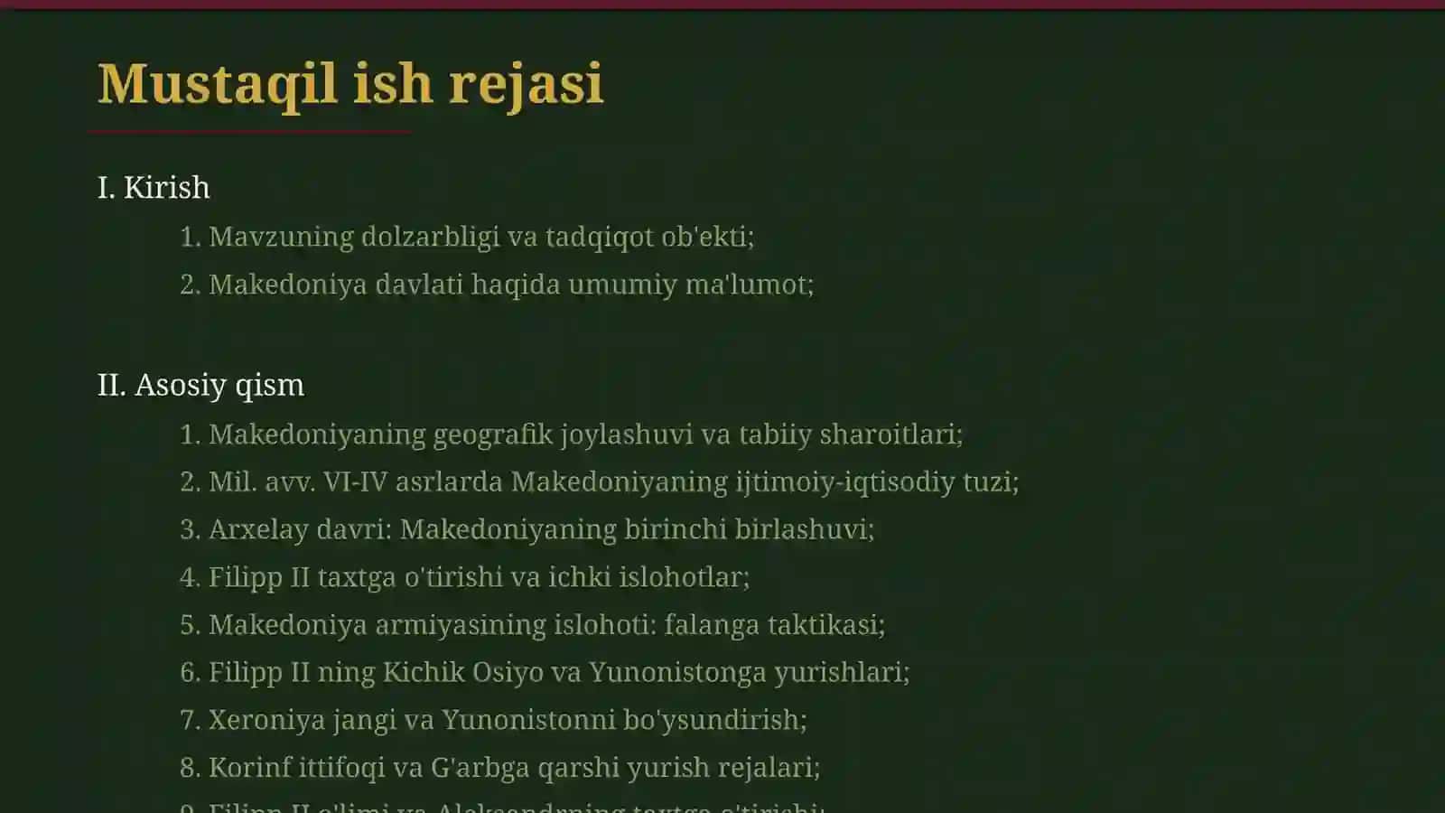 Makedoniya davlatining yuksalishi 2