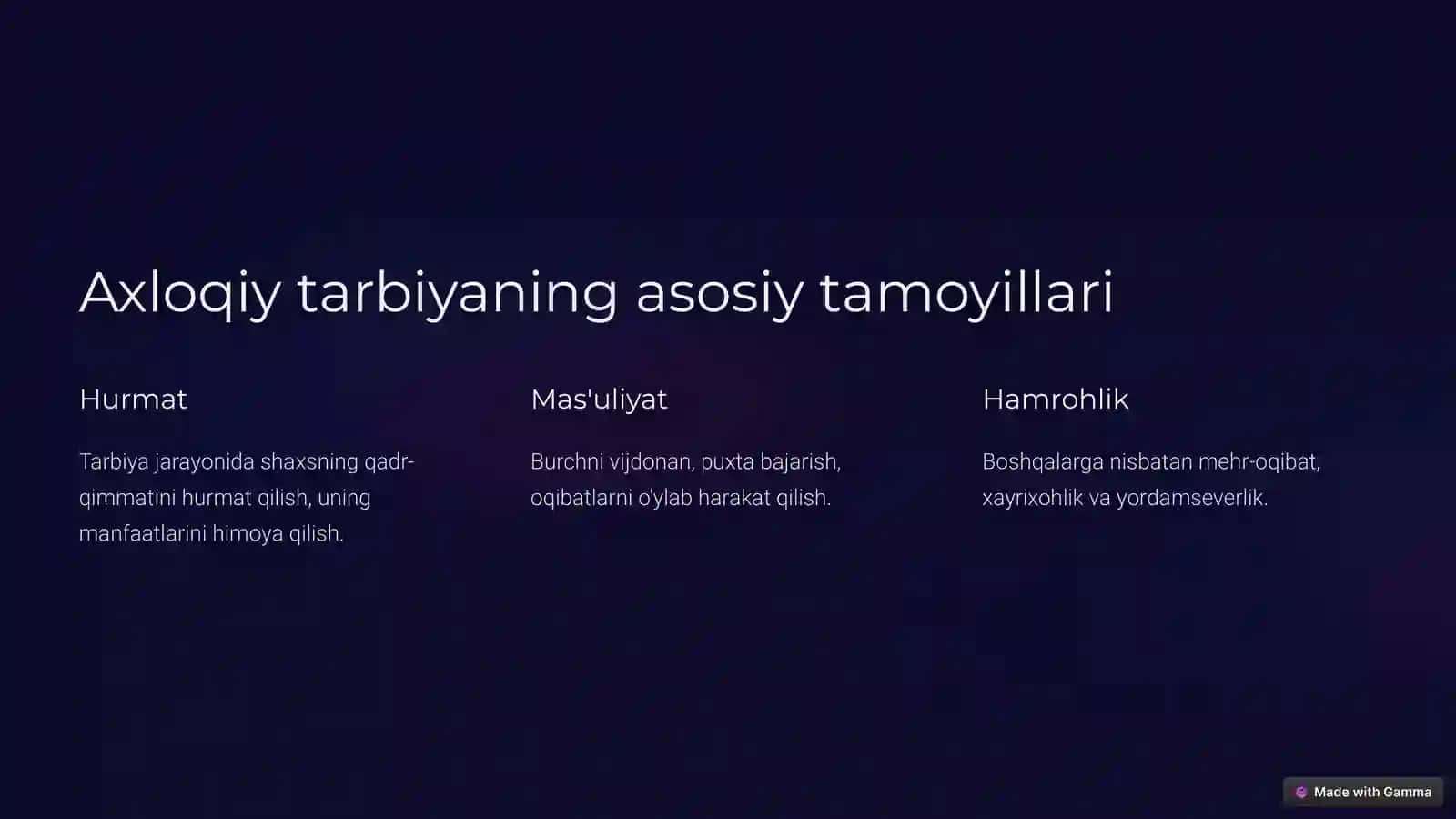 Zamonaviy axloqiy tarbiya: yutuqlar va kamchiliklar 2