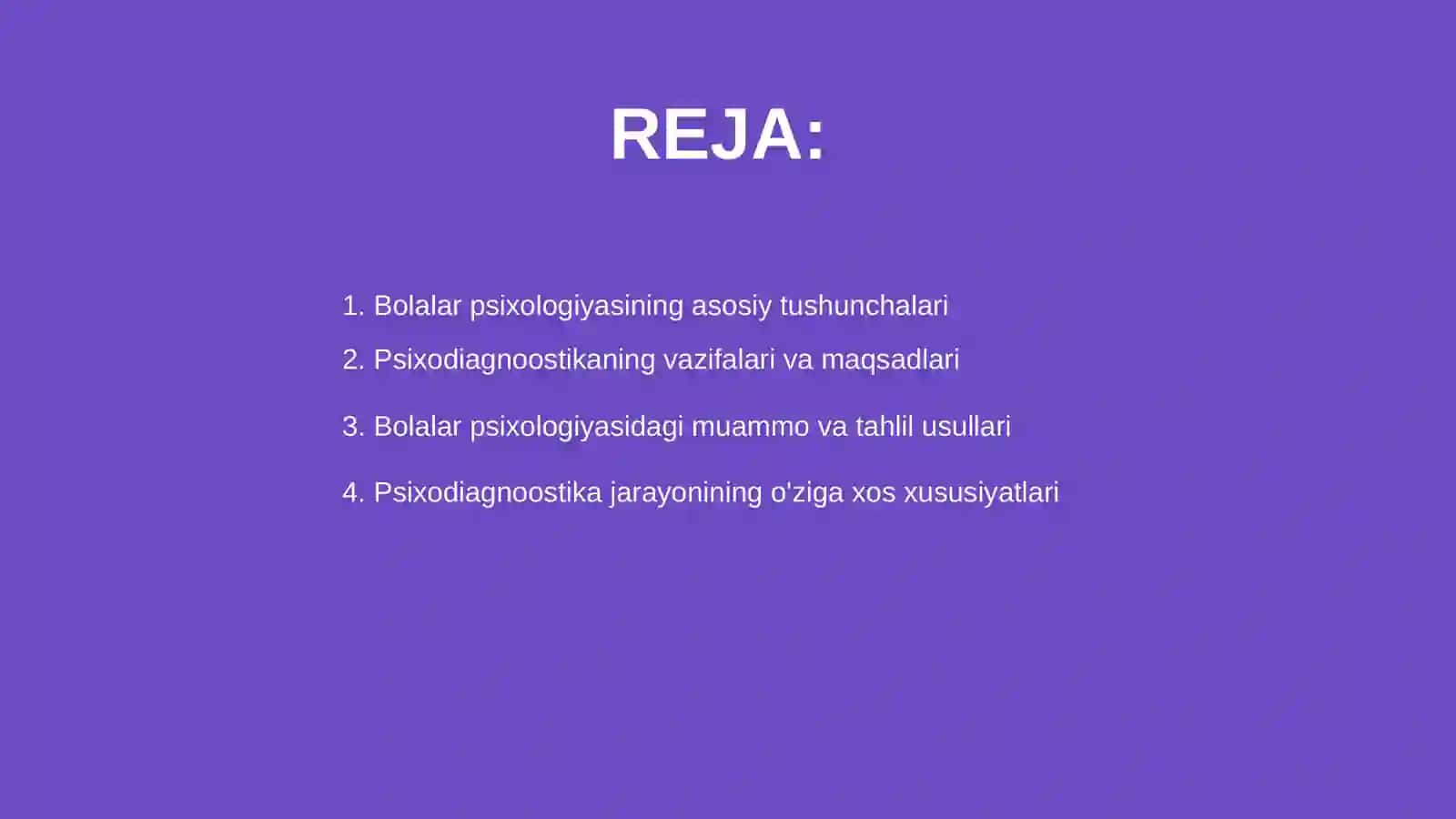 Bolalar psixologiyasi va psihodiagnoostikasi fanining muammolarini oʻrganilishi 2