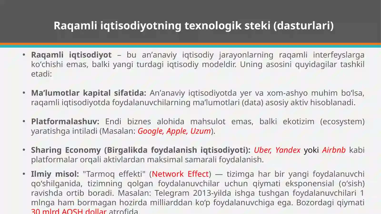 Raqamli iqtisodiyot va elektron hukumat: texnik va strategik tahlil 2