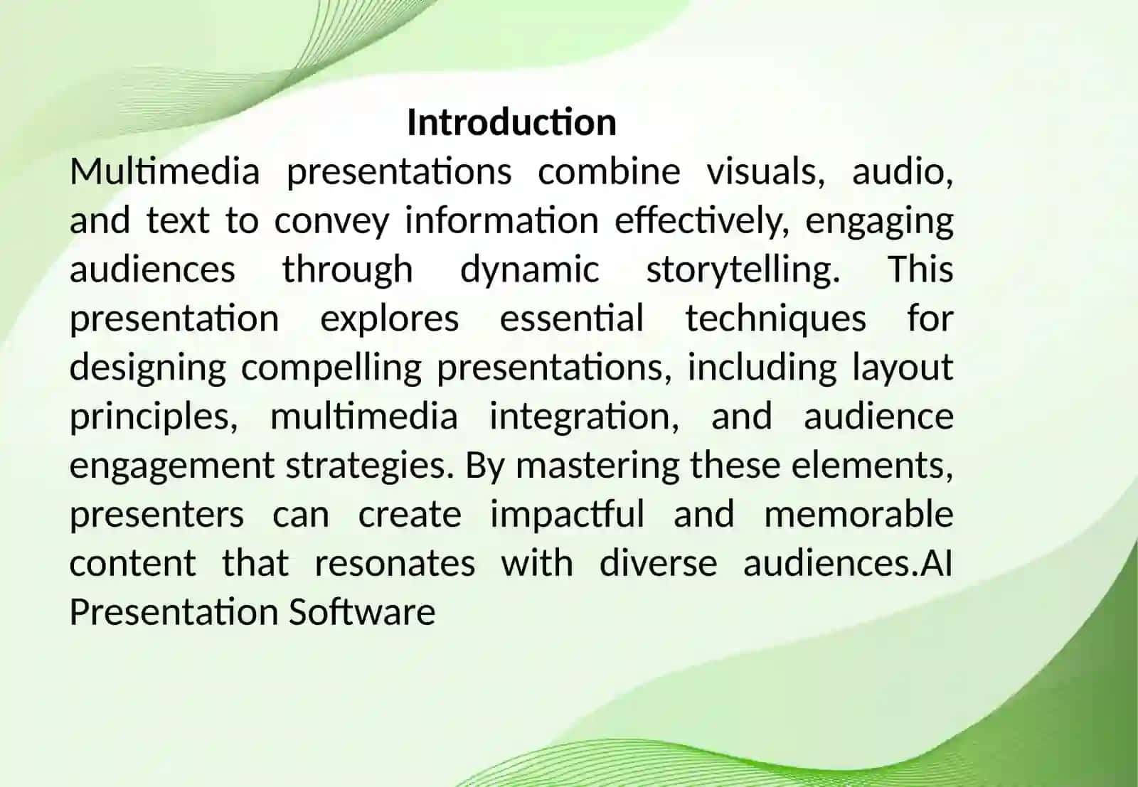Creating MultimediaPresentations 2