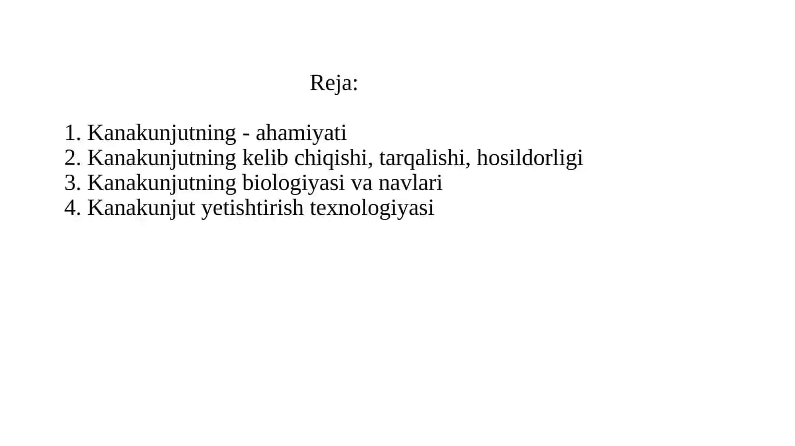 Kanakunjutahamiyati, biologiyasi va yetishtirish texnologiyasi 2