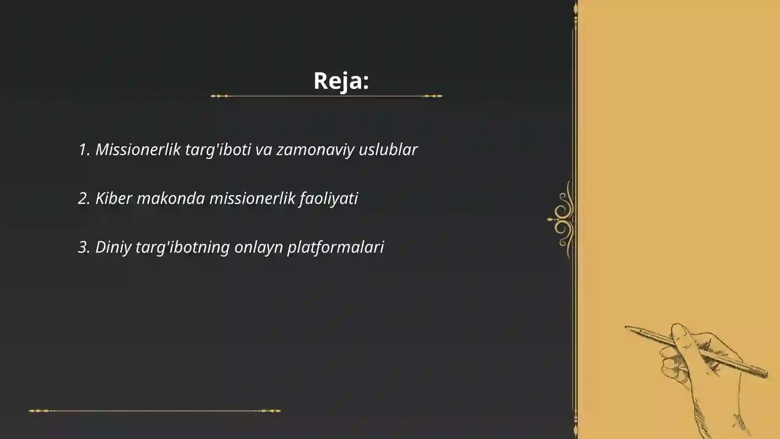 Missionerlik targ'iboti va zamonaviy uslublar 2