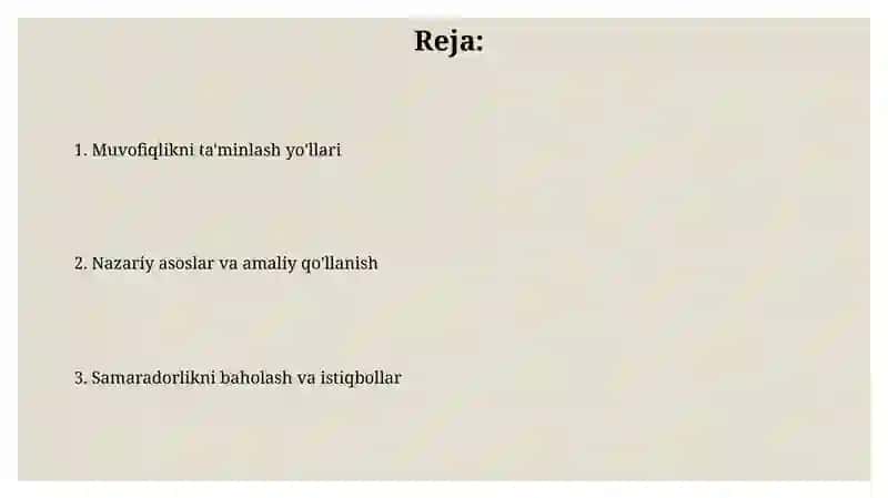 Akademik faoliyat integratsiya nazariya va amaliyot uygunligi 2