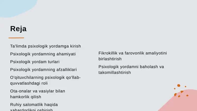 Ta'limda Psixologik Yordam 2