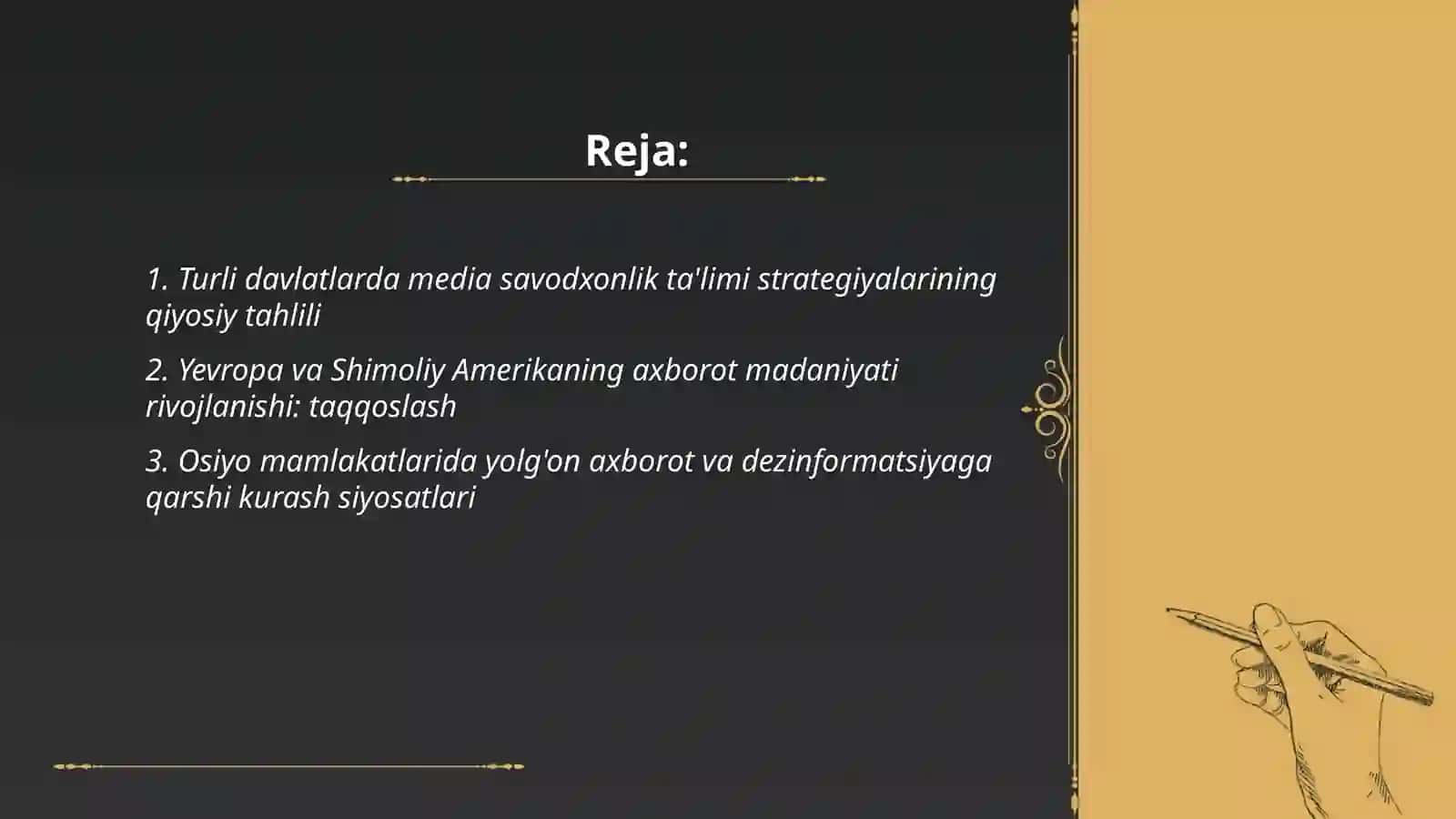 Xorijiy mamlakatlarda media savodhonlik va axborot madanyatining qiyosiy tahlili 2