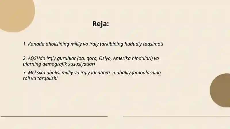 Aholi geografiyasi fanidan tayyorlagan taqdimoti 2