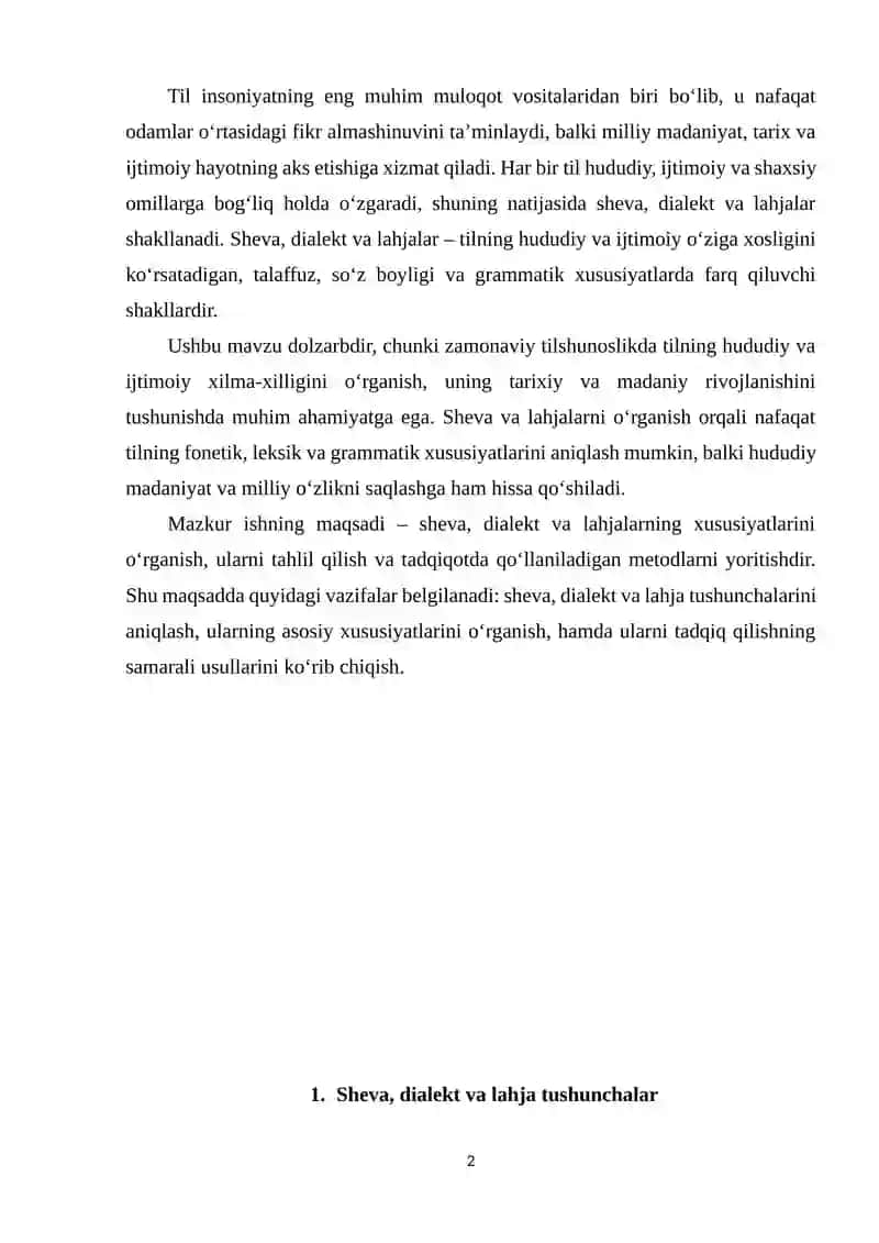 Tillar va ularning xususiyatlari 2