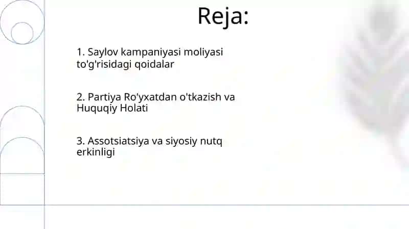 Siyosiy partiyalar faoliyatinining huquqiy asoslari 2