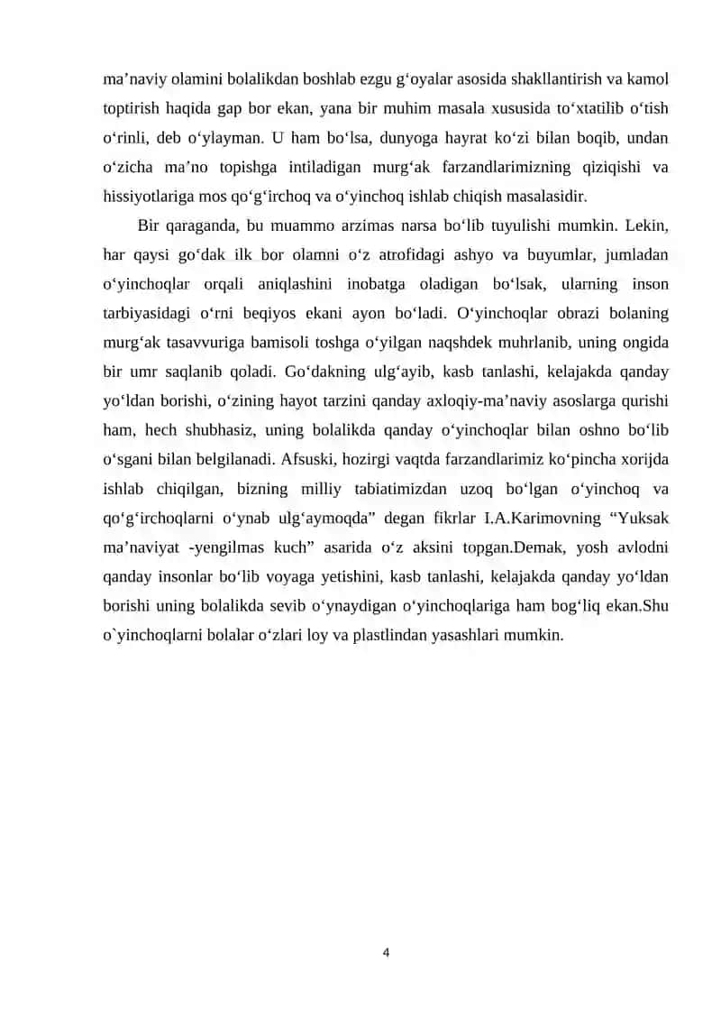 Maktabgacha yoshdagi bolalar tasviriy faoliyat mashg’ulotlari 2