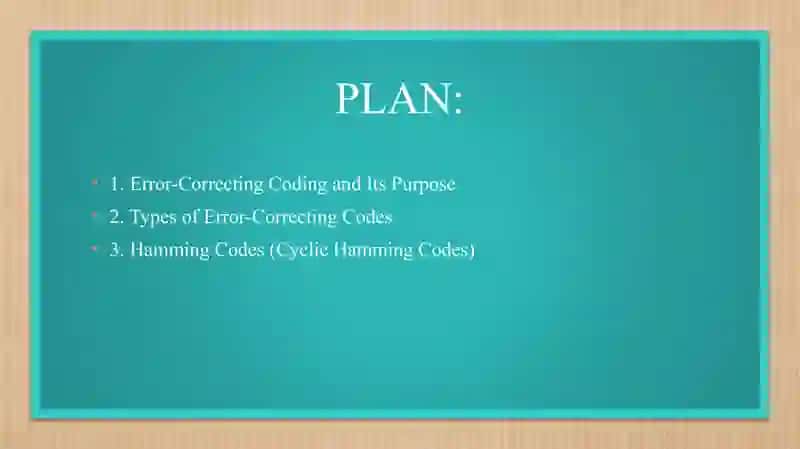 Error-Correcting Coding haqida inglizcha taqdimot 2