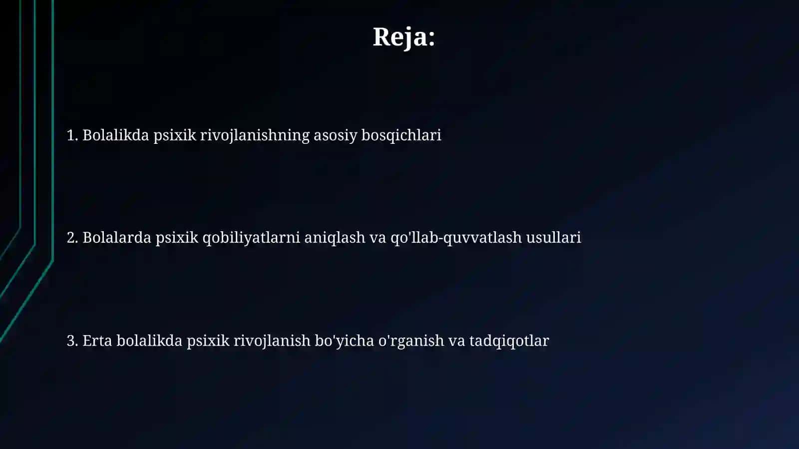 Ilk bolalik davrida psixik oʻsish 2