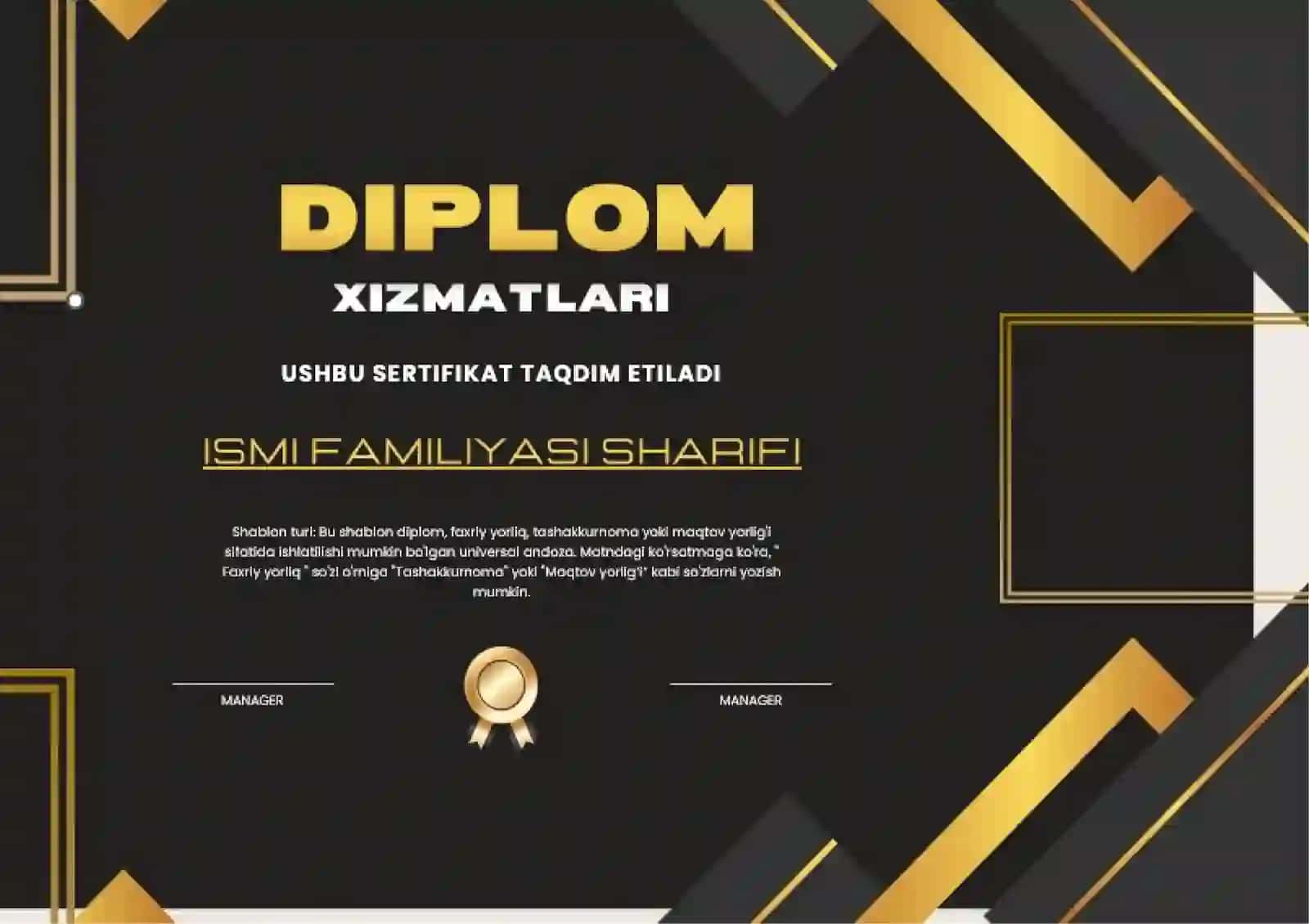 DIPLOM XIZMATLARI 2