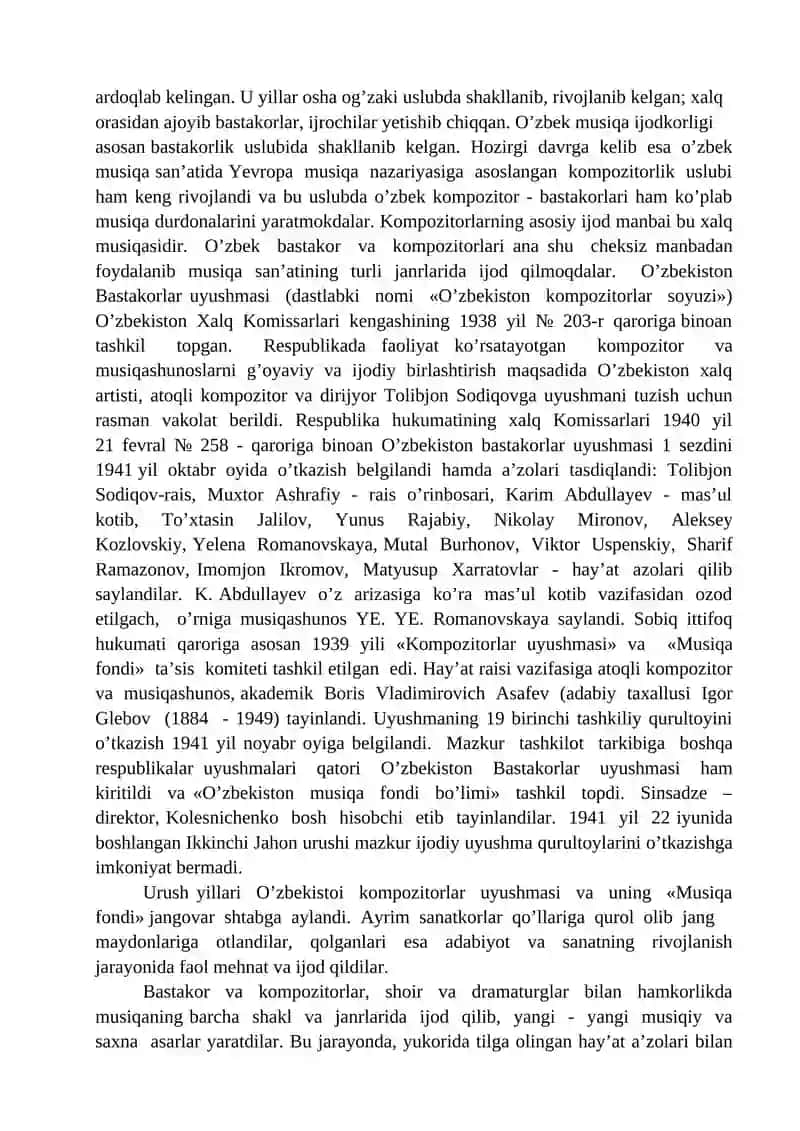 KOMPOZITORLIK IJODIYOTIDA JANRLI VA USLUBIY QONUNIYATLARNI O’ZARO TAʼSIRI 2