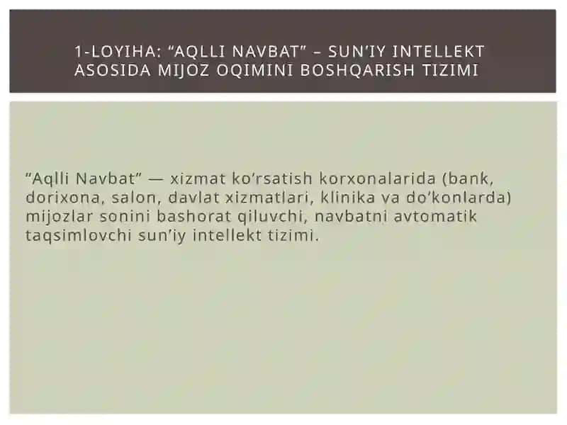 Aqlli Navbat 2