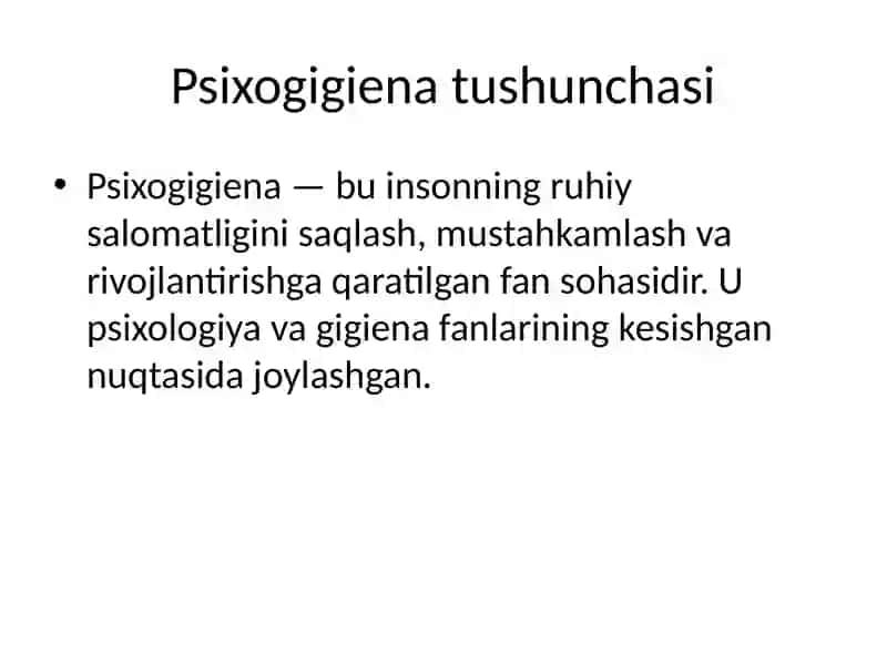 Psixogigiena 2