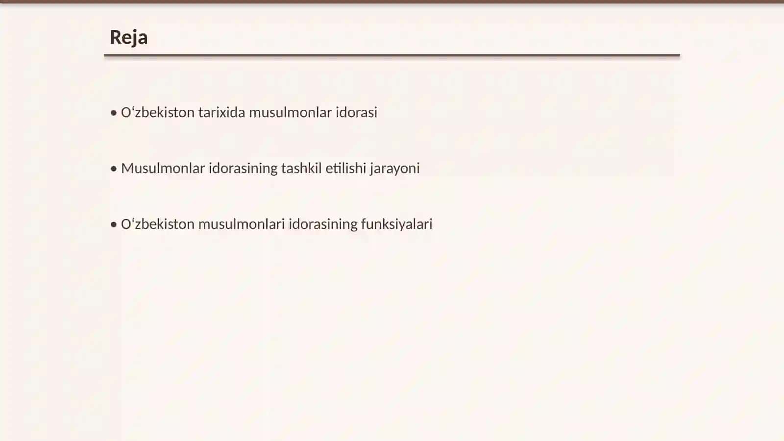 O‘zbekistonda musulmonlar idorasining tashkil etilishi tarixi va ahamiyati 2