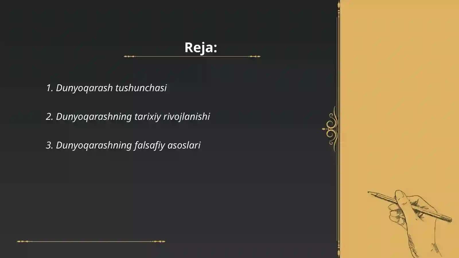 Dunyoqarashning mohiyati tuzilishi VA asosiy funksiyalari 2