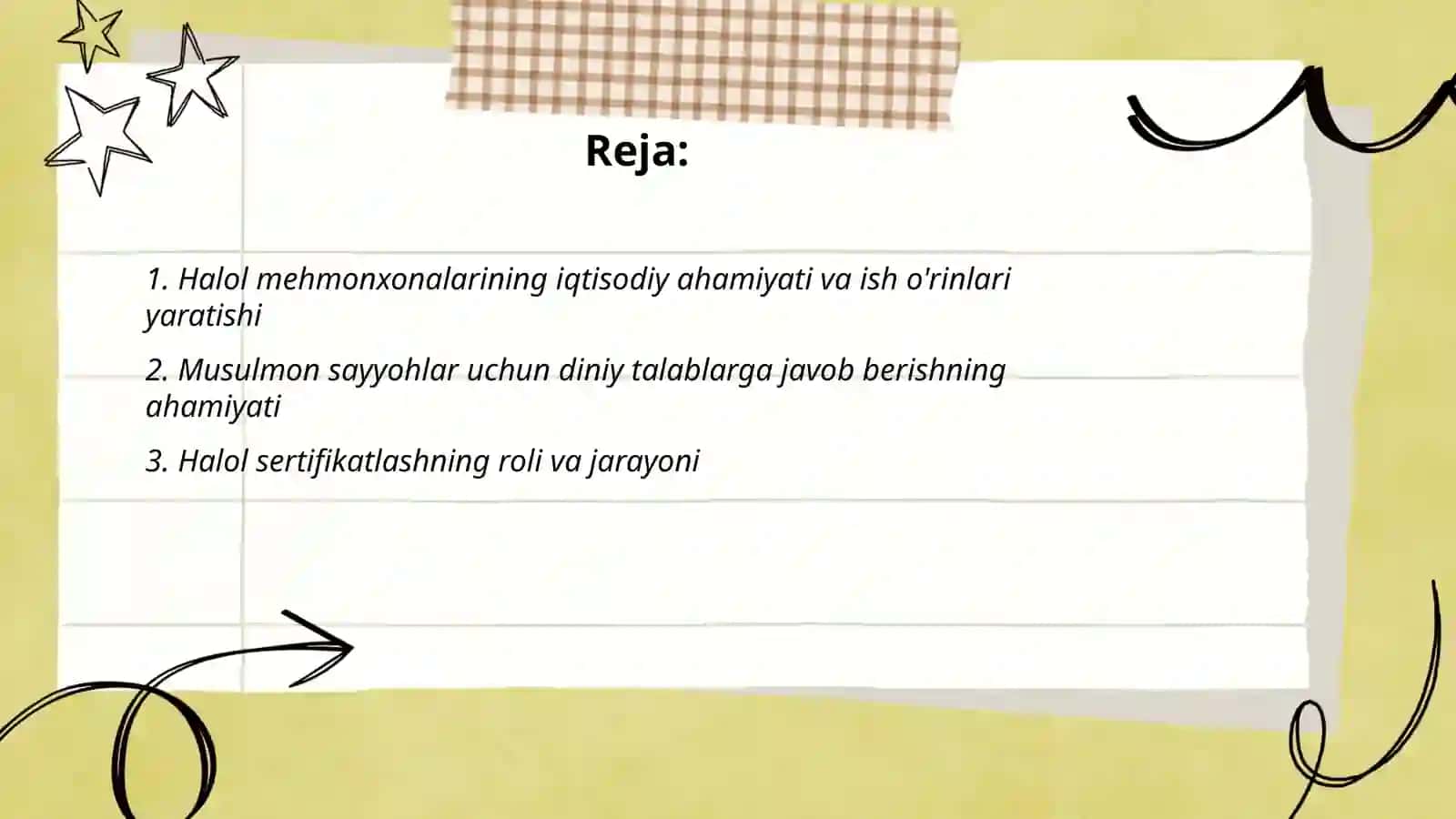Halol mehmonxonalarining iqtisodiy ahamiyati va ish o'rinlari yaratishi 2