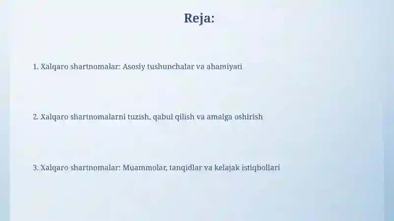 Xalqaro shartnoma tushunchasi 2