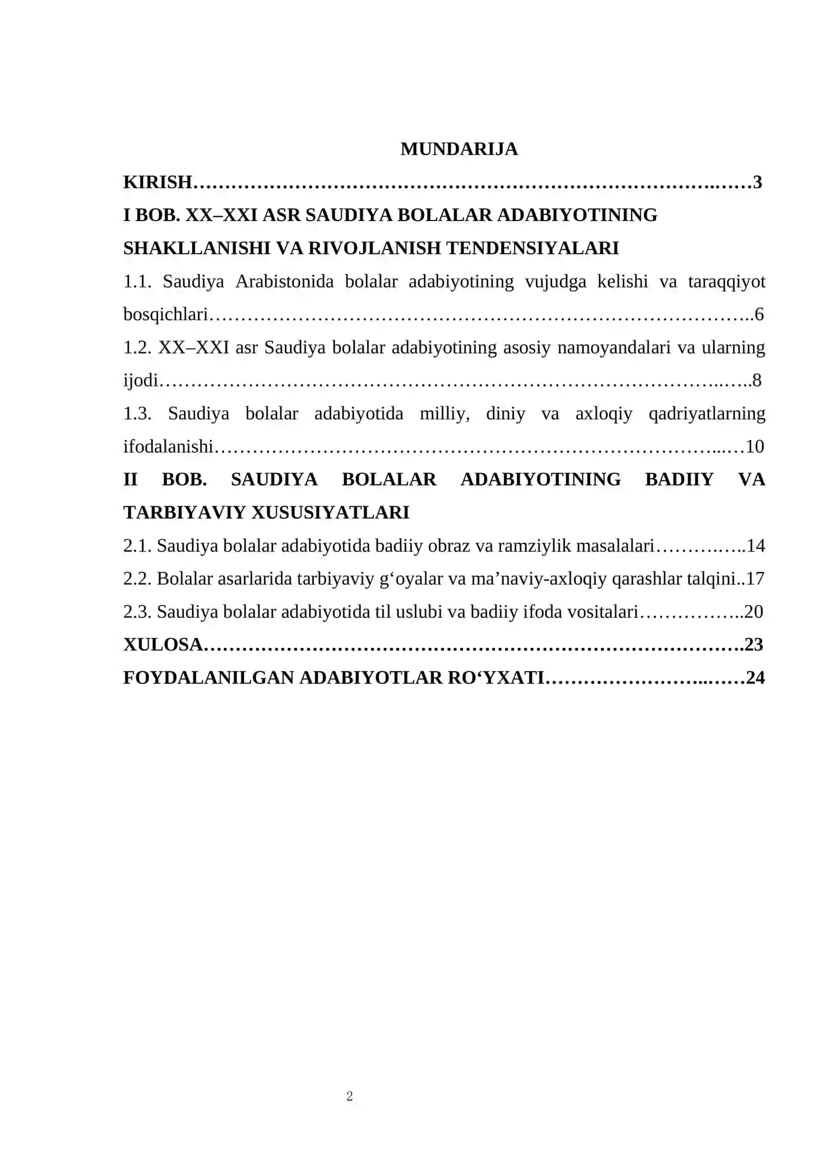 XX–XXI ASR SAUDIYA BOLALAR ADABIYOTINING BADIIY VA TARBIYAVIY XUSUSIYATLARI 2