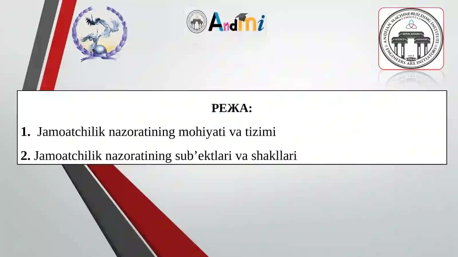 Jamoatchilik nazorati va davlat organlari faoliyatining ochiqligi 2