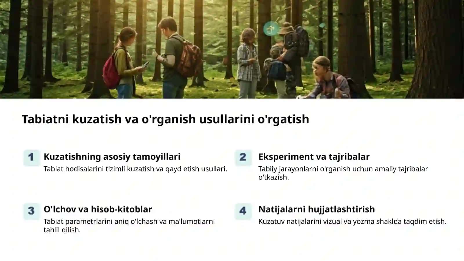 Tabiat ekskursiyasi: bolalar uchun tabiiy dunyo 2