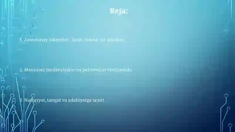 Modern hikoyalar 2