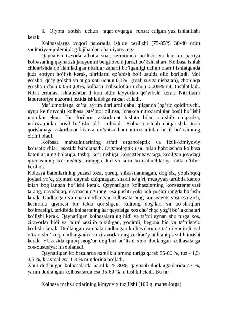 KОLBАSА VА KОLBАSА MАHSULОTLАRI 2
